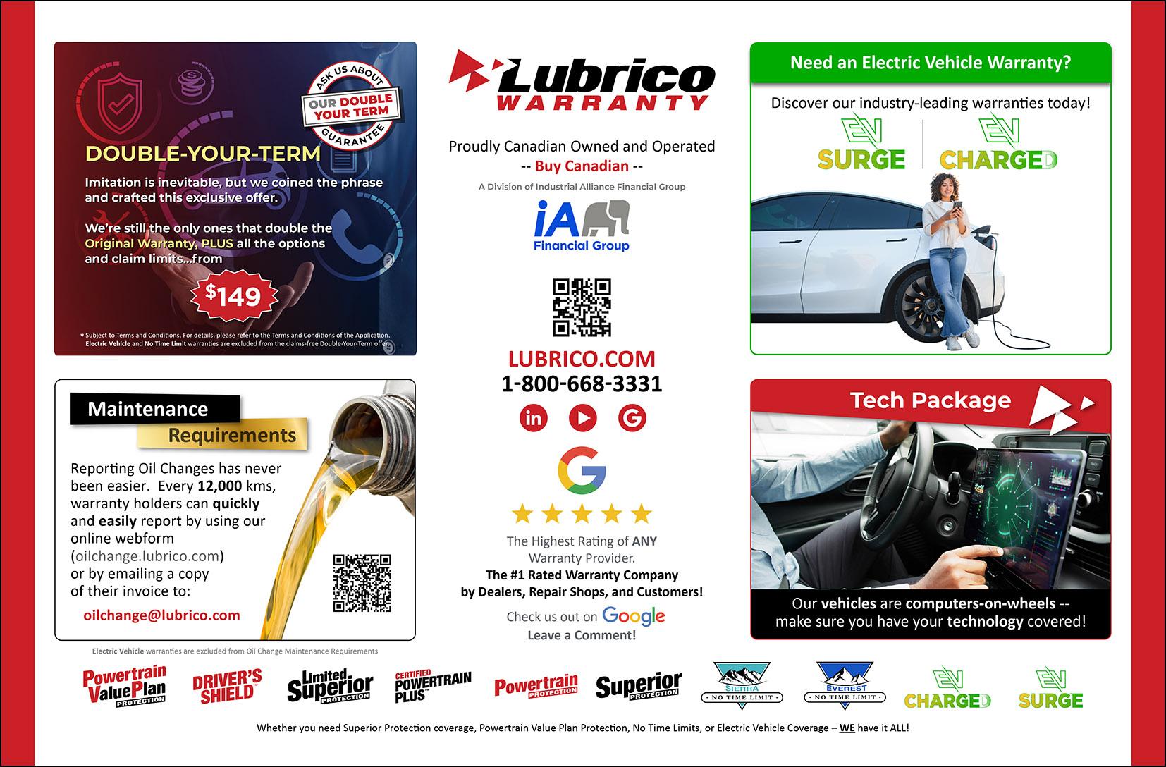 Lubrico trusted warranty provider — drive with confidence